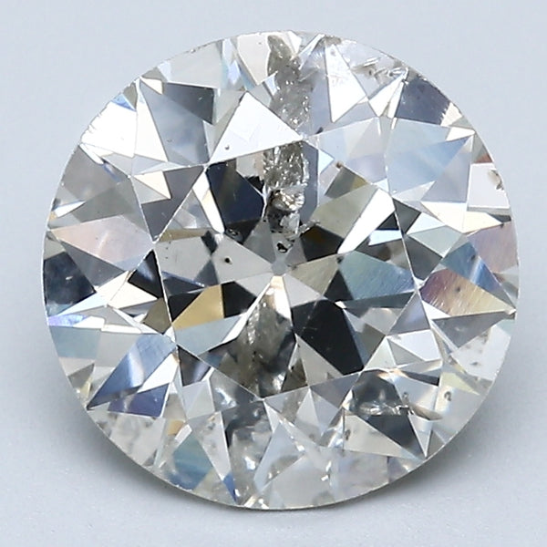 2.95 Carat Old European Cut Vintage Natural Mined Diamond J Color I2 Clarity With GIA Certificate, natural diamonds, precious stones, engagement diamonds