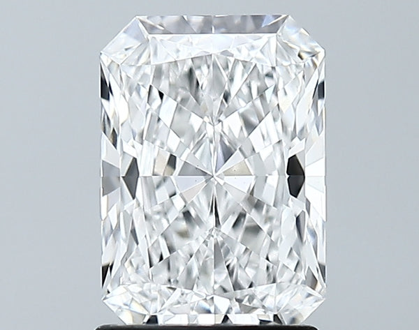 Lab-Grown 1.66 Carat Radiant Cut Diamond color D Clarity VS1 With GIA Certificate, precious stones, engagement diamonds