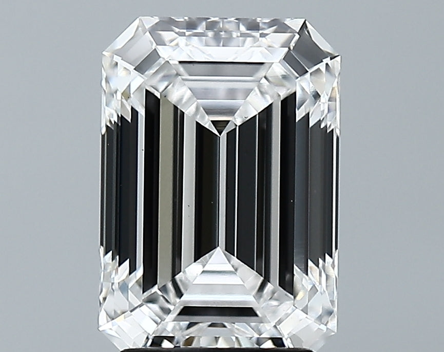 Lab-Grown 3.06 Carat Emerald Cut Diamond color E Clarity VS2 With GIA Certificate, precious stones, engagement diamonds