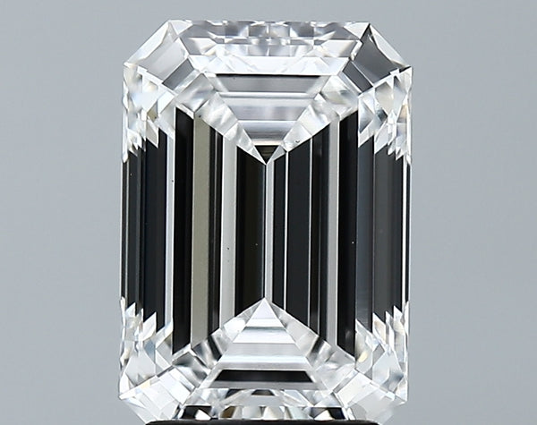 Lab-Grown 3.06 Carat Emerald Cut Diamond color E Clarity VS2 With GIA Certificate, precious stones, engagement diamonds