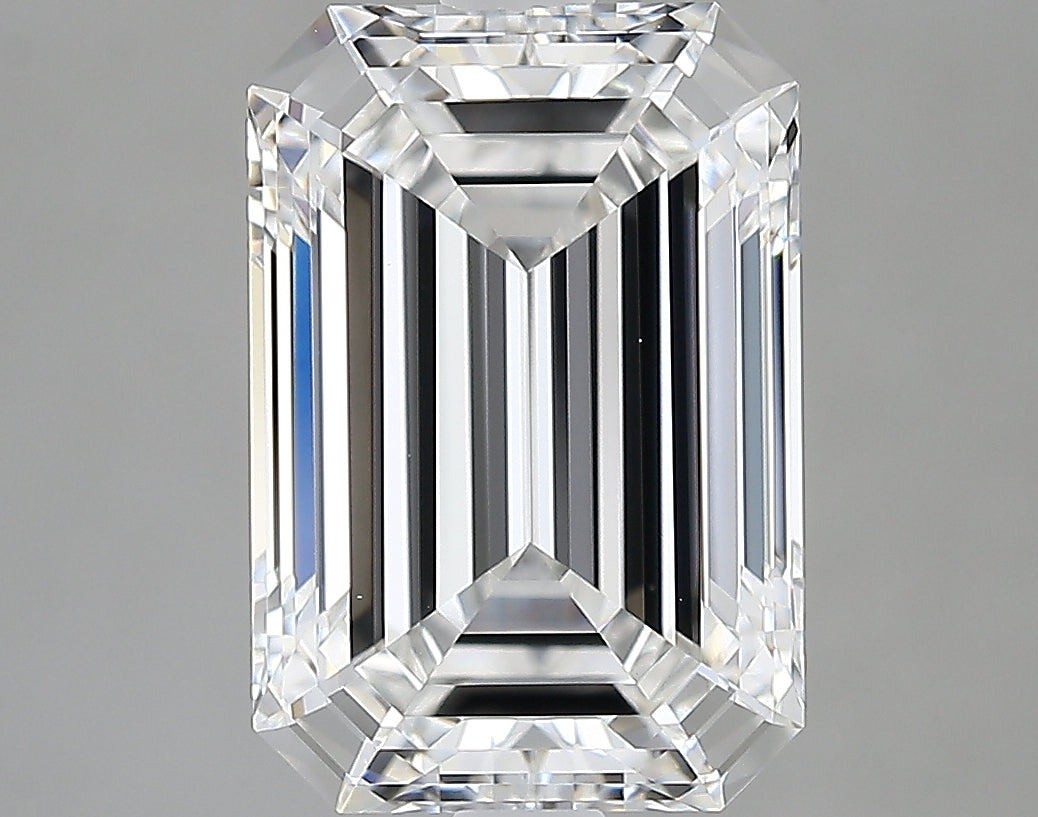 Lab-Grown 3.07 Carat Emerald Cut Diamond color E Clarity VVS2, precious stones, engagement diamonds