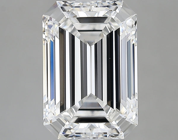 Lab-Grown 3.07 Carat Emerald Cut Diamond color E Clarity VVS2, precious stones, engagement diamonds