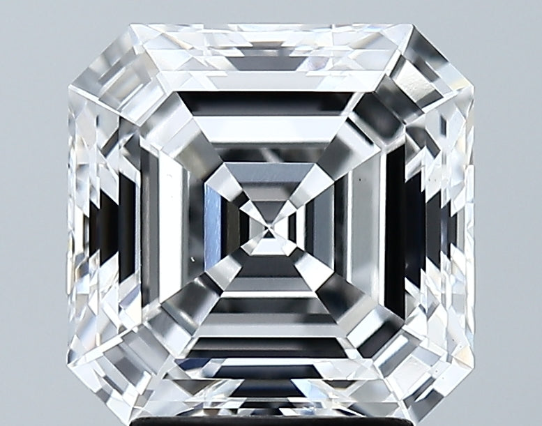Lab-Grown 3.16 Carat Asscher Cut Diamond color D Clarity VS1 With GIA Certificate, precious stones, engagement diamonds