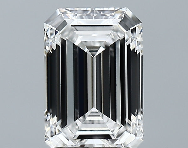 Lab-Grown 2.68 Carat Emerald Cut Diamond color E Clarity VS1 With GIA Certificate, precious stones, engagement diamonds