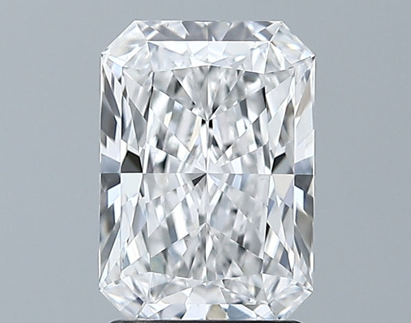 Lab-Grown 1.61 Carat Radiant Cut Diamond color E Clarity VVS2 With GIA Certificate, precious stones, engagement diamonds