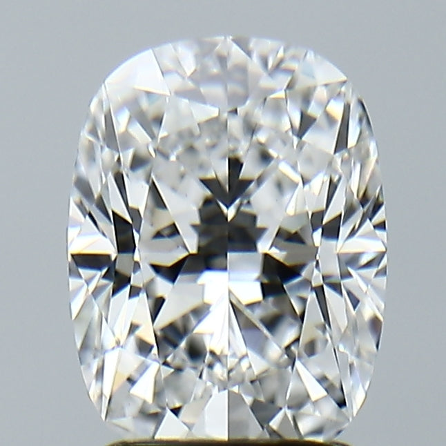 Lab-Grown 2.22 Carat Cushion Brilliant Diamond color D Clarity VS1, precious stones, engagement diamonds