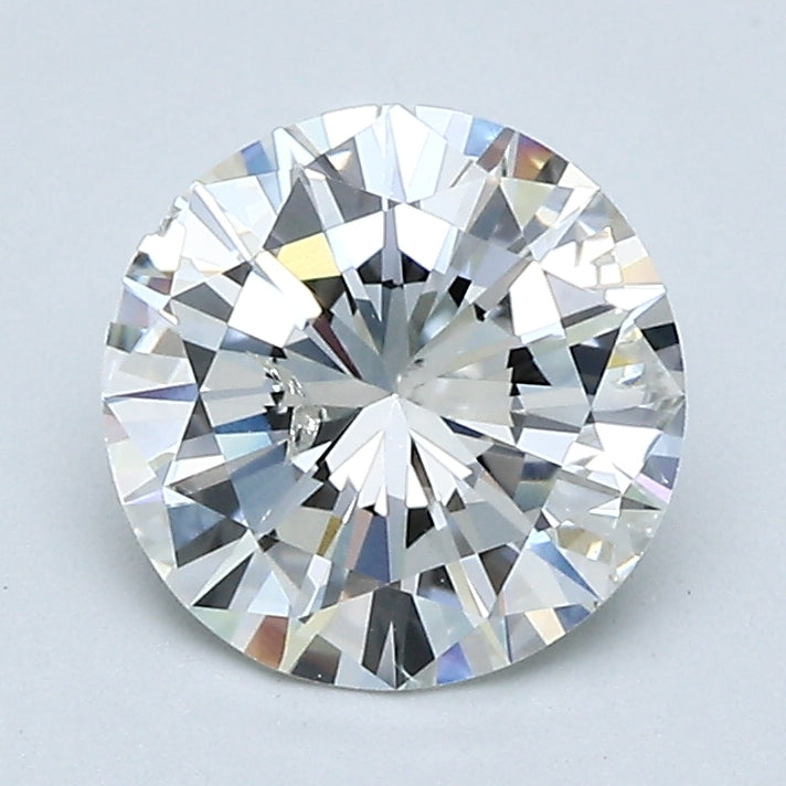1.67 Carat Round Brilliant Diamond Loose Natural I-I1 GIA, natural diamonds, precious stones, engagement diamonds