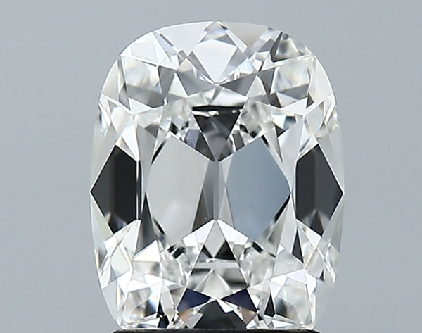 Lab-Grown 2.07 Carat Antique Cushion Cut Diamond color F Clarity VS1 With GIA Certificate, precious stones, engagement diamonds