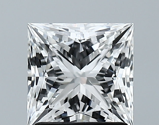 Lab-Grown 1.68 Carat Princess Cut Diamond color E Clarity VS1 With GIA Certificate, precious stones, engagement diamonds