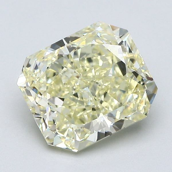 2.38 Carat Radiant Cut Natural Mined Diamond Fancy  Yellow Color VS2 Clarity With GIA Certificate, natural diamonds, precious stones, engagement diamonds