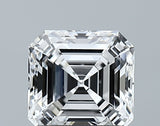 Lab-Grown 1.40 Carat Asscher Cut Diamond color D Clarity VS1 With GIA Certificate, precious stones, engagement diamonds