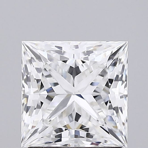 Lab-Grown 1.82 Carat Princess Cut Diamond color E Clarity VS1 With GIA Certificate, precious stones, engagement diamonds