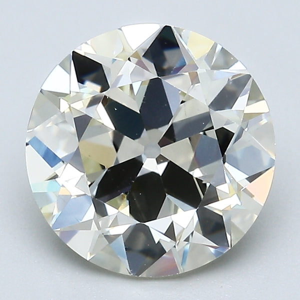 3.05 Carat Old European Cut Diamond color L Clarity VVS2, natural diamonds, precious stones, engagement diamonds