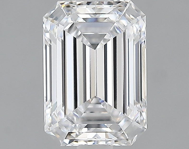 Lab-Grown 1.41 Carat Emerald Cut Diamond color D Clarity VVS2, precious stones, engagement diamonds