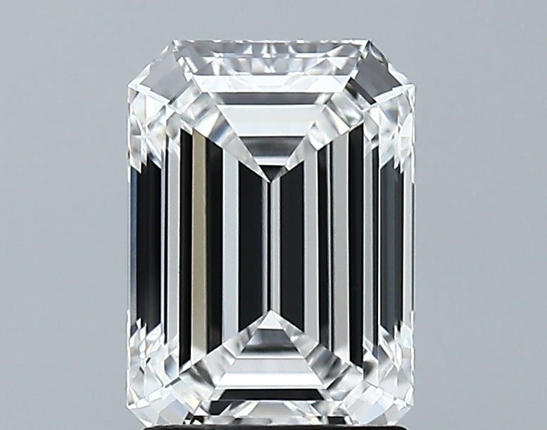 Lab-Grown 2.03 Carat Emerald Cut Diamond color E Clarity VVS1, precious stones, engagement diamonds