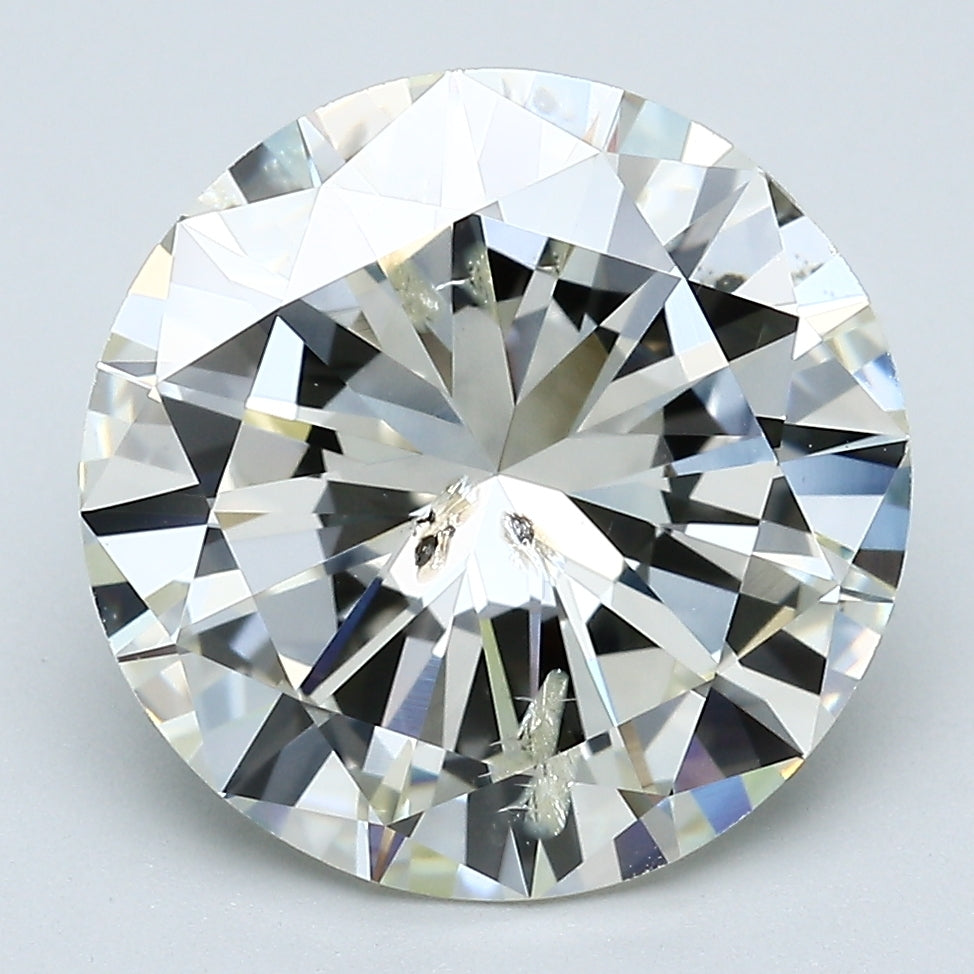 6.18 Carat Round Brilliant Natural Mined Diamond K Color I1 Clarity With GIA Certificate, natural diamonds, precious stones, engagement diamonds