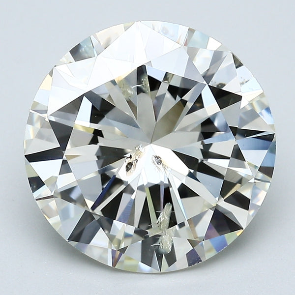 6.18 Carat Round Brilliant Natural Mined Diamond K Color I1 Clarity With GIA Certificate, natural diamonds, precious stones, engagement diamonds