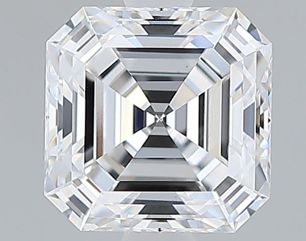 Lab-Grown 1.32 Carat Asscher Cut Diamond color D Clarity VS1 With GIA Certificate, precious stones, engagement diamonds