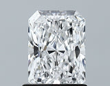 Lab-Grown 1.02 Carat Radiant Cut Diamond color D Clarity VVS2 With GIA Certificate, precious stones, engagement diamonds