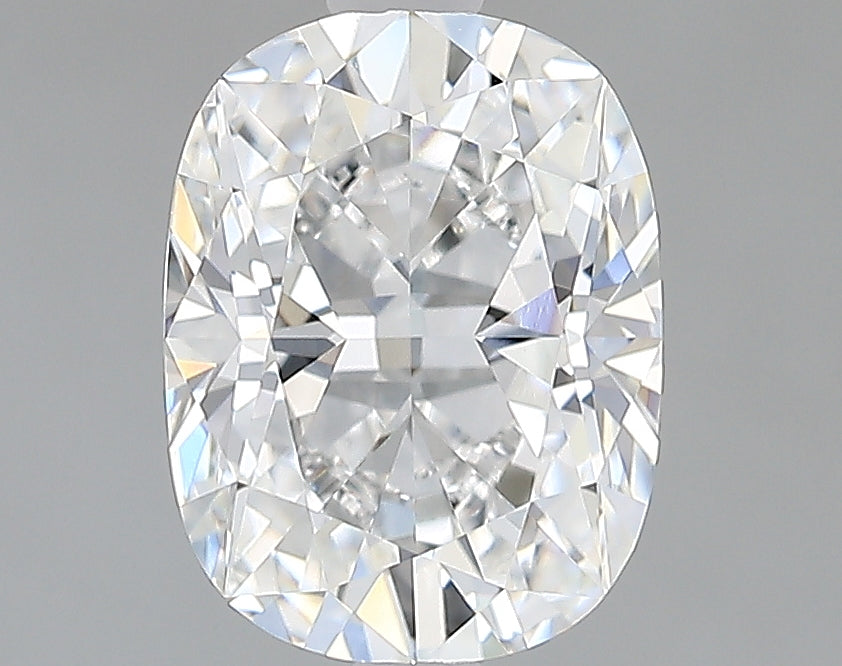 Lab-Grown 1.58 Carat Cushion Brilliant Diamond color D Clarity VVS2, precious stones, engagement diamonds