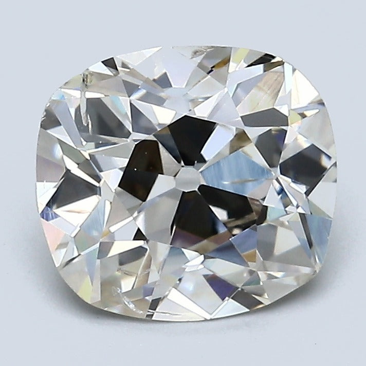 2.52 Carat Old Miner Cut Antique Natural Mined Diamond M Color I1 Clarity With GIA Certificate, natural diamonds, precious stones, engagement diamonds