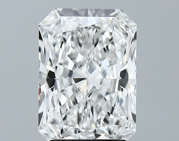 Lab-Grown 2.76 Carat Radiant Cut Diamond color E Clarity VVS2 With GIA Certificate, precious stones, engagement diamonds