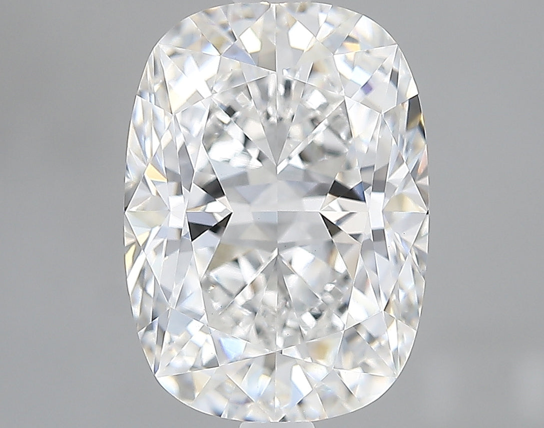 Lab-Grown 3.14 Carat Cushion Brilliant Diamond color E Clarity VVS2, precious stones, engagement diamonds