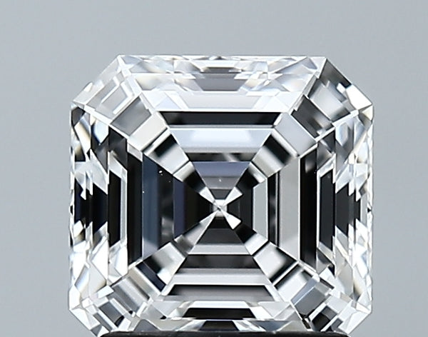 Lab-Grown 1.73 Carat Asscher Cut Diamond color E Clarity VS1 With GIA Certificate, precious stones, engagement diamonds