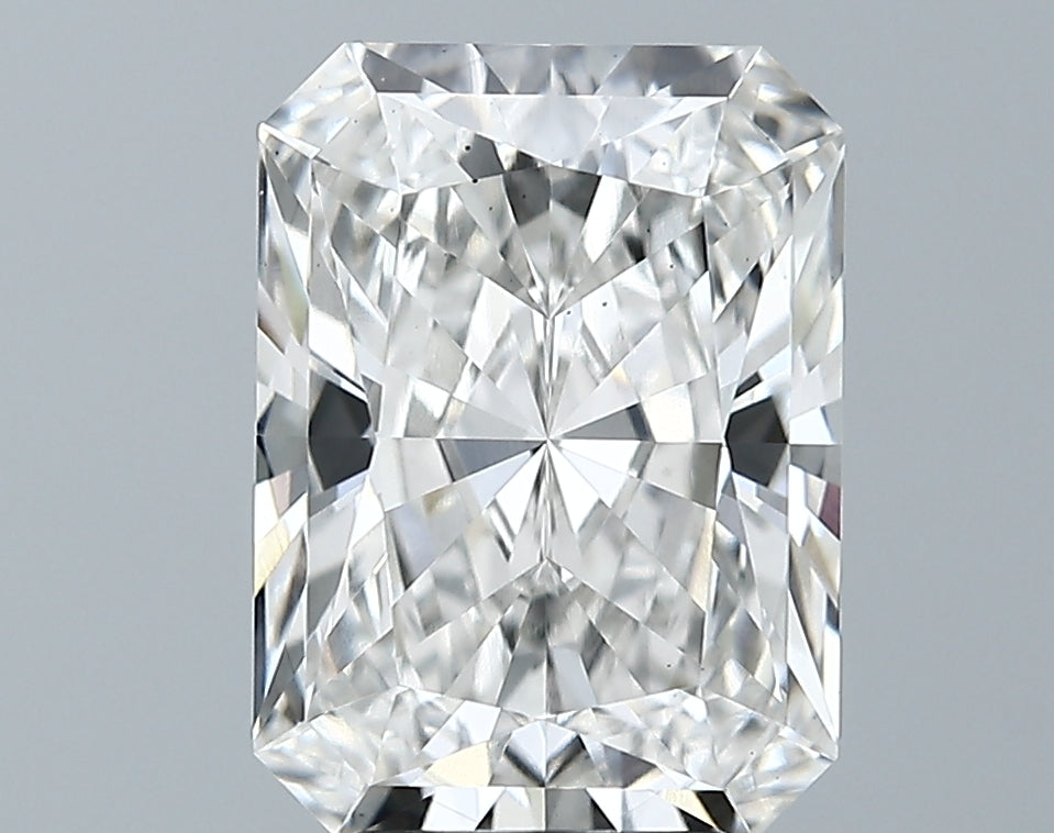 Lab-Grown 4.06 Carat Radiant Cut Diamond color G Clarity VS2 With GIA Certificate, precious stones, engagement diamonds