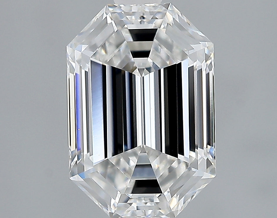 Lab-Grown 2.18 Carat Emerald Cut Diamond color D Clarity VVS2, precious stones, engagement diamonds