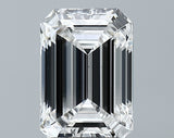 Lab-Grown 3.05 Carat Emerald Cut Diamond color D Clarity VS2 With GIA Certificate, precious stones, engagement diamonds