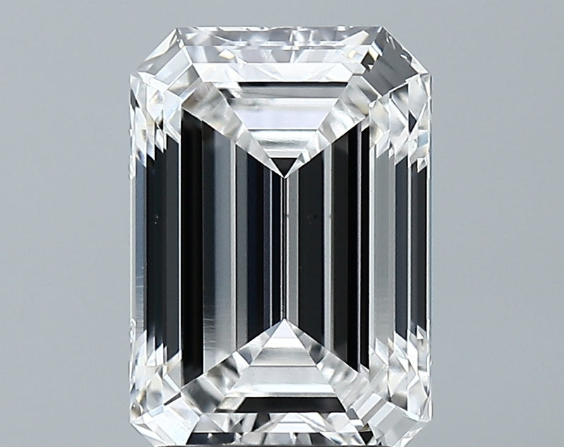 Lab-Grown 3.05 Carat Emerald Cut Diamond color D Clarity VS2 With GIA Certificate, precious stones, engagement diamonds