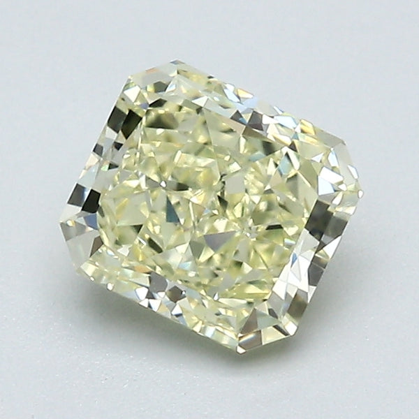 1.22 Carat Radiant Cut Natural Mined Diamond Fancy Light  Yellow Color VS2 Clarity With GIA Certificate, natural diamonds, precious stones, engagement diamonds