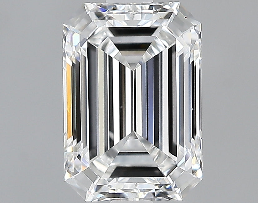 Lab-Grown 1.57 Carat Emerald Cut Diamond color E Clarity VVS2, precious stones, engagement diamonds