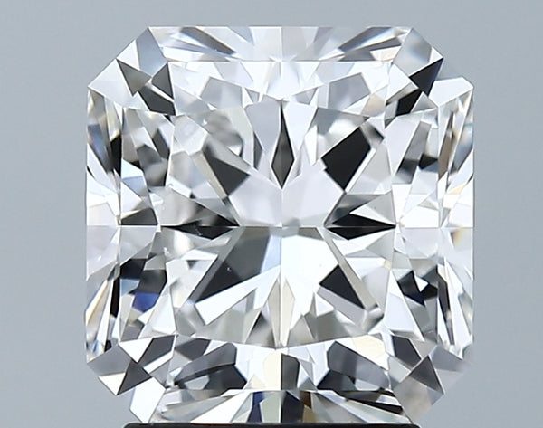 Lab-Grown 2.70 Carat Square Radiant Cut Diamond color F Clarity VVS2 With GIA Certificate, precious stones, engagement diamonds