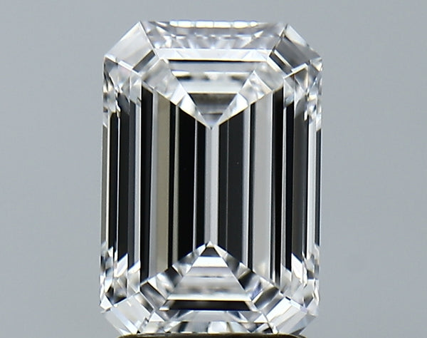 Lab-Grown 2.35 Carat Emerald Cut Diamond color D Clarity VVS2 With GIA Certificate, precious stones, engagement diamonds