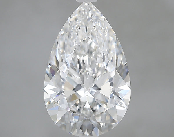Lab-Grown 2.89 Carat Pear Shape Diamond color E Clarity VS1 With GIA Certificate, precious stones, engagement diamonds