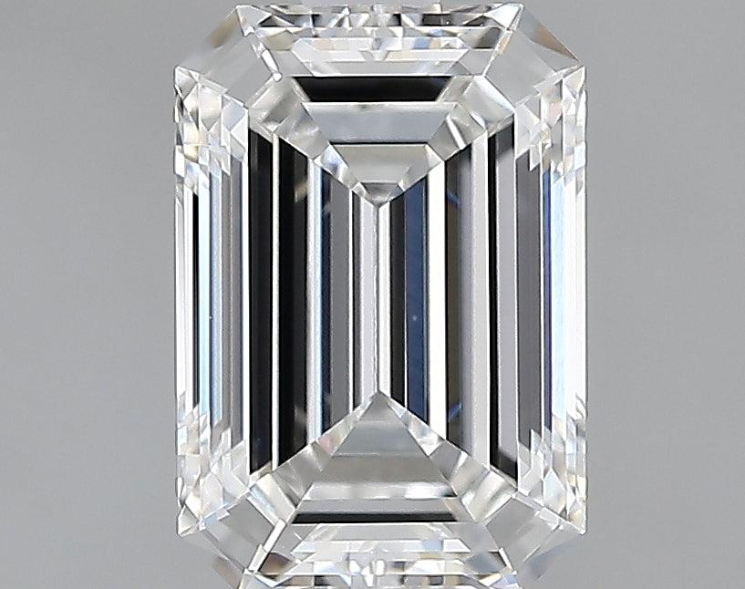 Lab-Grown 1.57 Carat Emerald Cut Diamond color E Clarity VVS2, precious stones, engagement diamonds