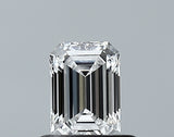 Lab-Grown 0.53 Carat Emerald Cut Diamond color D Clarity VVS2, precious stones, engagement diamonds