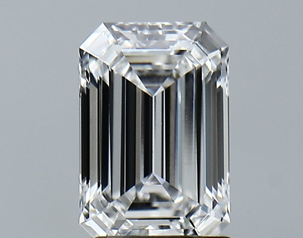 Lab-Grown 1.56 Carat Emerald Cut Diamond color D Clarity VVS2 With GIA Certificate, precious stones, engagement diamonds