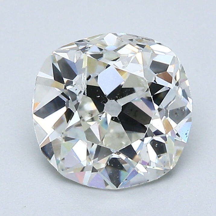 2.01 Carat Old Miner Cut Engagement Natural Mined Diamond I Color SI2 Clarity With GIA Certificate, natural diamonds, precious stones, engagement diamonds