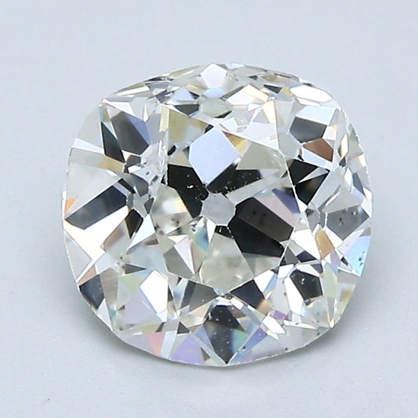 2.01 Carat Old Miner Cut Engagement Natural Mined Diamond I Color SI2 Clarity With GIA Certificate, natural diamonds, precious stones, engagement diamonds