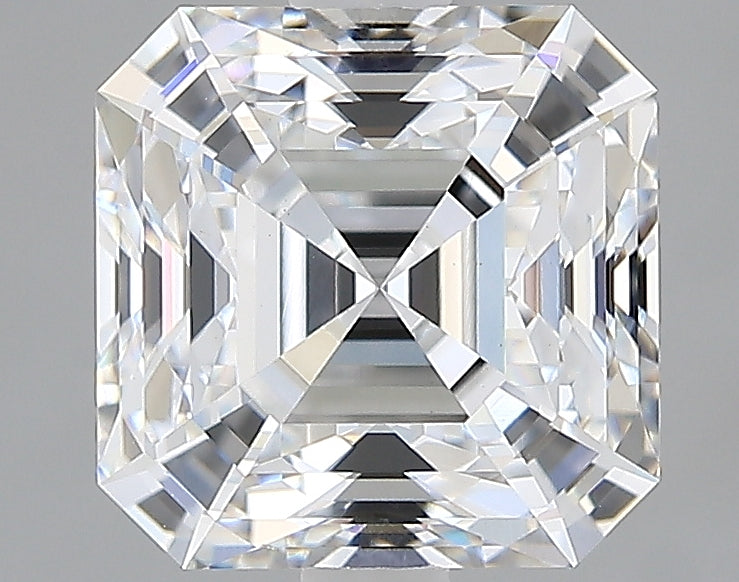 Lab-Grown 2.00 Carat Asscher Cut Diamond color D Clarity VVS2, precious stones, engagement diamonds