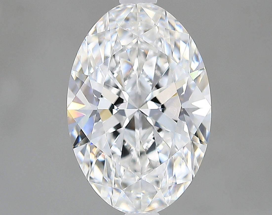 Lab-Grown 2.32 Carat Oval Shape Diamond color E Clarity VVS1, precious stones, engagement diamonds