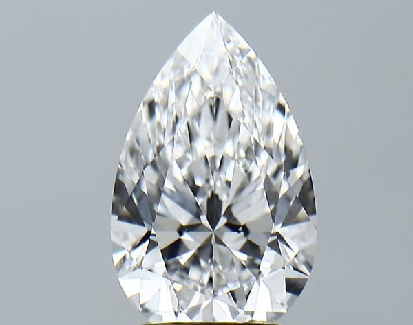 Lab-Grown 2.90 Carat Pear Shape Diamond color D Clarity VS1, precious stones, engagement diamonds