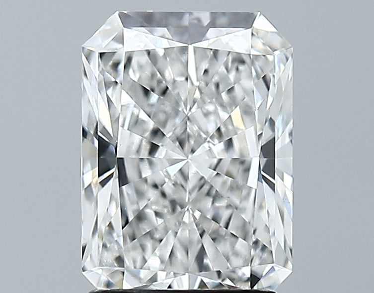 Lab-Grown 2.08 Carat Radiant Cut Diamond color E Clarity VS1, precious stones, engagement diamonds