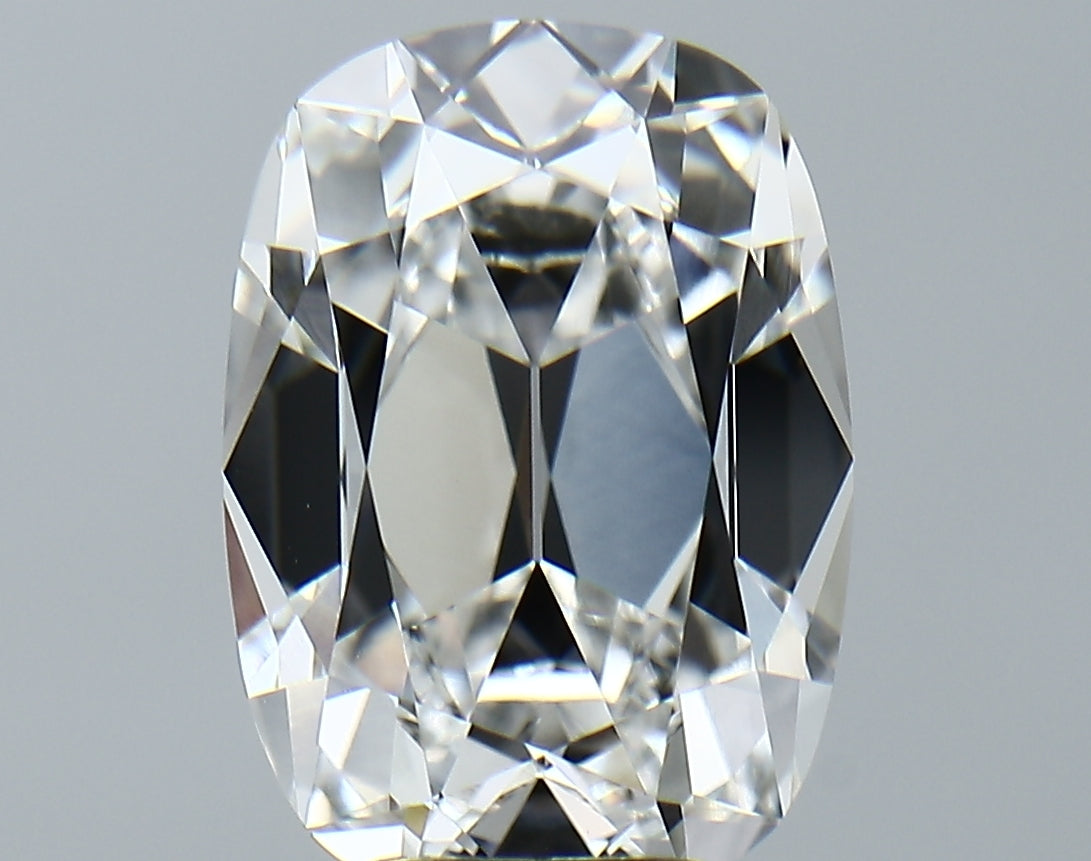 Lab-Grown 6.03 Carat Antique Cushion Cut Diamond color E Clarity VVS2, precious stones, engagement diamonds