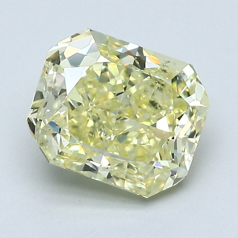 Loose Natural 2.01 Carat Radiant Cut Diamond GIA Certified FANCY YELLOW-SI1, natural diamonds, precious stones, engagement diamonds