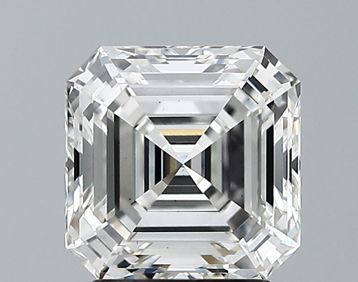Lab-Grown 2.05 Carat Asscher Cut Diamond color G Clarity VS1 With GIA Certificate, precious stones, engagement diamonds