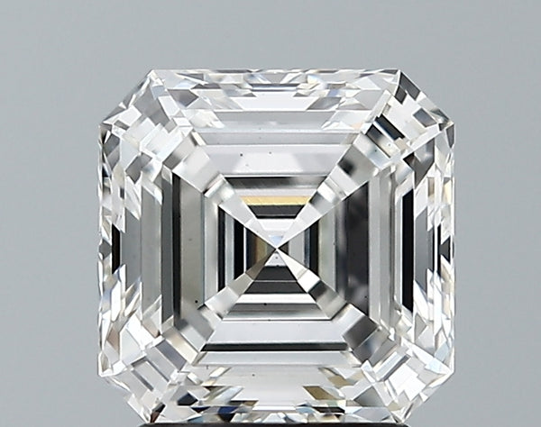 Lab-Grown 2.05 Carat Asscher Cut Diamond color G Clarity VS1 With GIA Certificate, precious stones, engagement diamonds